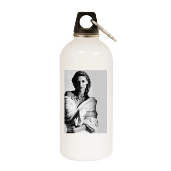 Claire Danes White Water Bottle With Carabiner