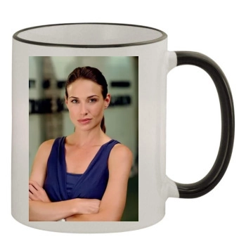 Claire Forlani 11oz Colored Rim & Handle Mug