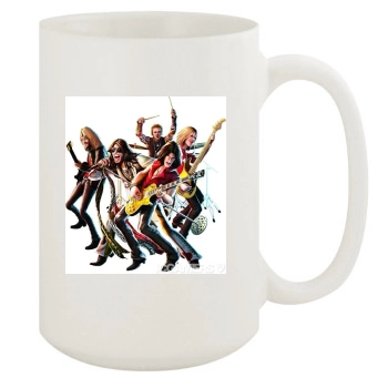 Aerosmith 15oz White Mug