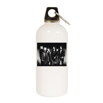 Aerosmith White Water Bottle With Carabiner