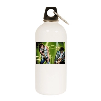 Aerosmith White Water Bottle With Carabiner