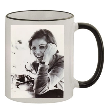 Claudia Cardinale 11oz Colored Rim & Handle Mug