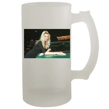 Claudia Schiffer 16oz Frosted Beer Stein