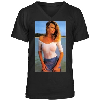 Claudia Schiffer Men's V-Neck T-Shirt