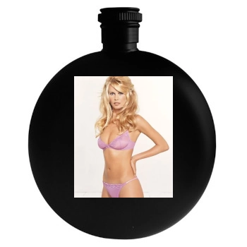 Claudia Schiffer Round Flask