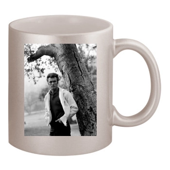 Clint Eastwood 11oz Metallic Silver Mug