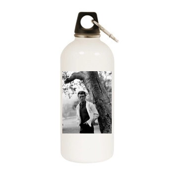 Clint Eastwood White Water Bottle With Carabiner