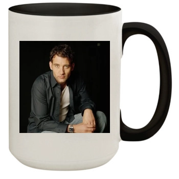 Clive Owen 15oz Colored Inner & Handle Mug