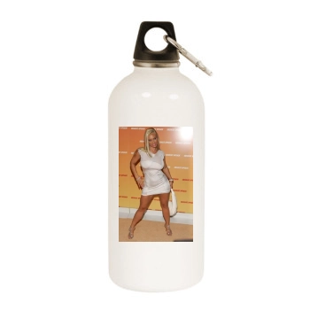 Coco Austin White Water Bottle With Carabiner