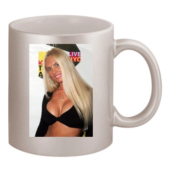 Coco Austin 11oz Metallic Silver Mug