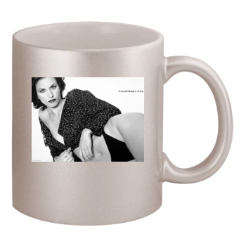 Courteney Cox 11oz Metallic Silver Mug