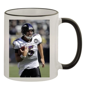 Baltimore Ravens 11oz Colored Rim & Handle Mug