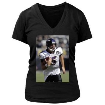 Baltimore Ravens Women's Deep V-Neck TShirt