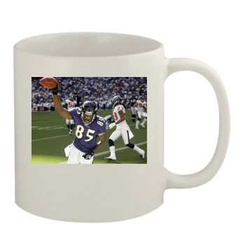 Baltimore Ravens 11oz White Mug