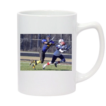 Baltimore Ravens 14oz White Statesman Mug