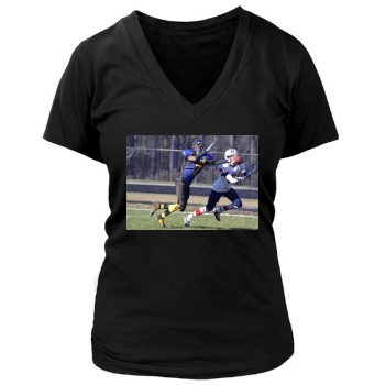 Baltimore Ravens Women's Deep V-Neck TShirt