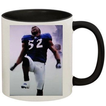 Baltimore Ravens 11oz Colored Inner & Handle Mug