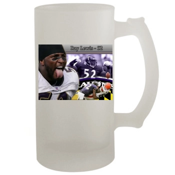 Baltimore Ravens 16oz Frosted Beer Stein