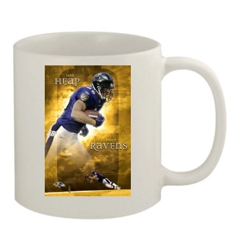 Baltimore Ravens 11oz White Mug