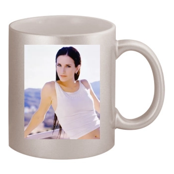 Courteney Cox 11oz Metallic Silver Mug