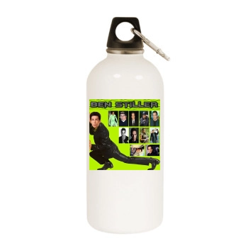 Ben Stiller White Water Bottle With Carabiner