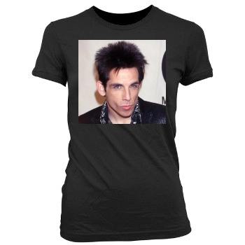 Ben Stiller Women's Junior Cut Crewneck T-Shirt