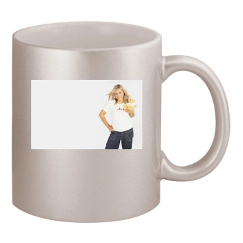 Billie Piper 11oz Metallic Silver Mug