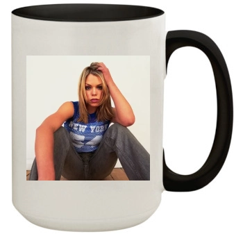 Billie Piper 15oz Colored Inner & Handle Mug