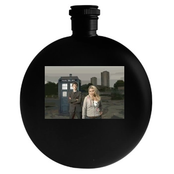 Billie Piper Round Flask
