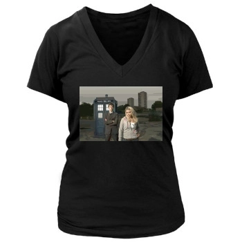 Billie Piper Women's Deep V-Neck TShirt