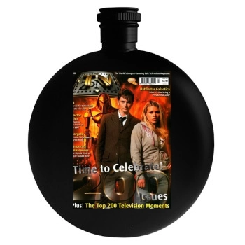 Billie Piper Round Flask