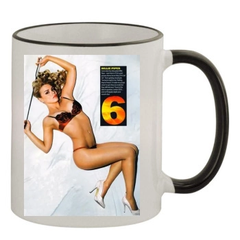 Billie Piper 11oz Colored Rim & Handle Mug