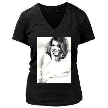 Billie Piper Women's Deep V-Neck TShirt