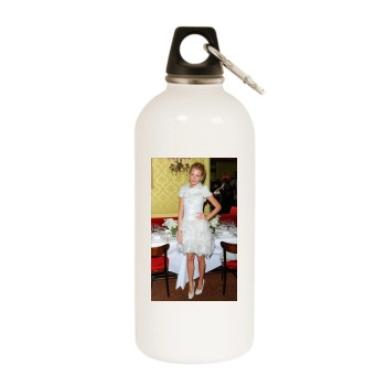 Blake Lively White Water Bottle With Carabiner