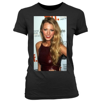 Blake Lively Women's Junior Cut Crewneck T-Shirt