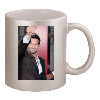 Bradley Cooper 11oz Metallic Silver Mug