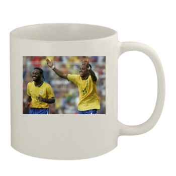 Brazil National football team 11oz White Mug