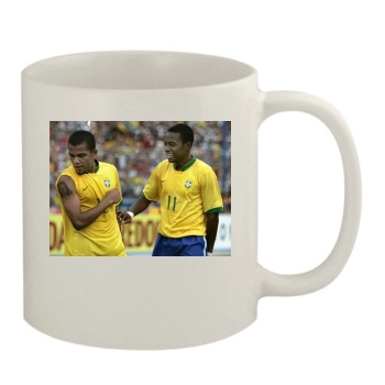 Brazil National football team 11oz White Mug