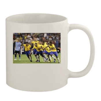 Brazil National football team 11oz White Mug