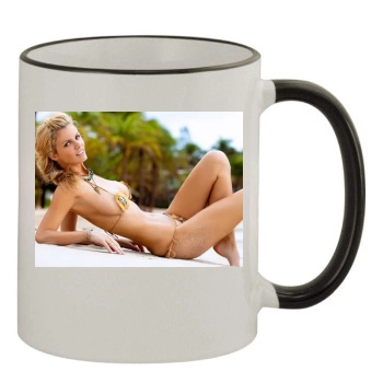 Brooklyn Decker 11oz Colored Rim & Handle Mug