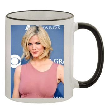 Brooklyn Decker 11oz Colored Rim & Handle Mug