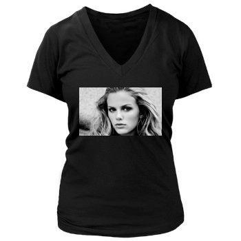 Brooklyn Decker Women's Deep V-Neck TShirt