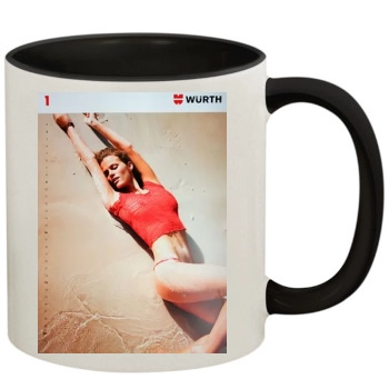 Brooklyn Decker 11oz Colored Inner & Handle Mug