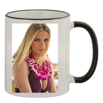 Brooklyn Decker 11oz Colored Rim & Handle Mug