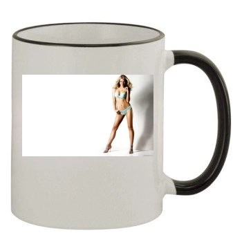 Brooklyn Decker 11oz Colored Rim & Handle Mug