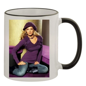 Candice Swanepoel 11oz Colored Rim & Handle Mug