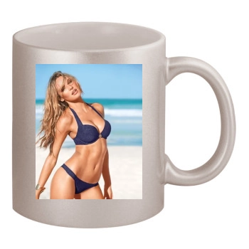 Candice Swanepoel 11oz Metallic Silver Mug