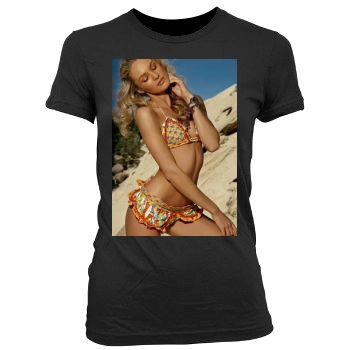 Candice Swanepoel Women's Junior Cut Crewneck T-Shirt