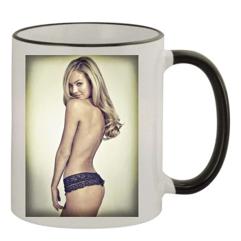 Candice Swanepoel 11oz Colored Rim & Handle Mug