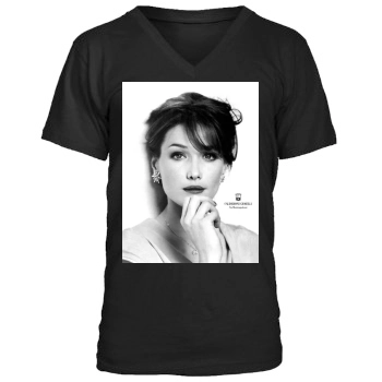 Carla Bruni Men's V-Neck T-Shirt